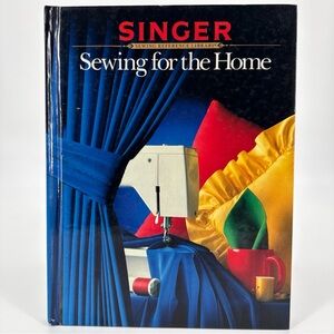 Singer Sewing for the Home Book Reference Library Hardcover Vintage 1984